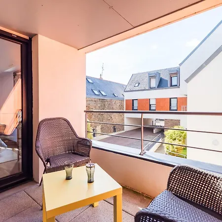 Ferienwohnung Pause Bretonne En Terrasse Perros-Guirec Exterior foto